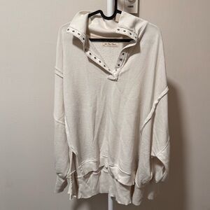 Free people we the free oversized sweatshirt